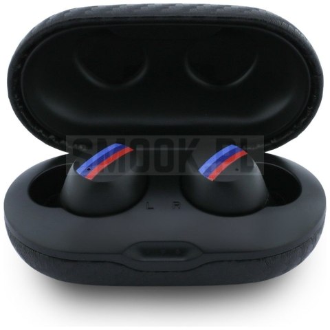 Słuchawki bezprzewodowe douszne ENC BMW TWS Carbon Metal Logo BMW001141 czarne