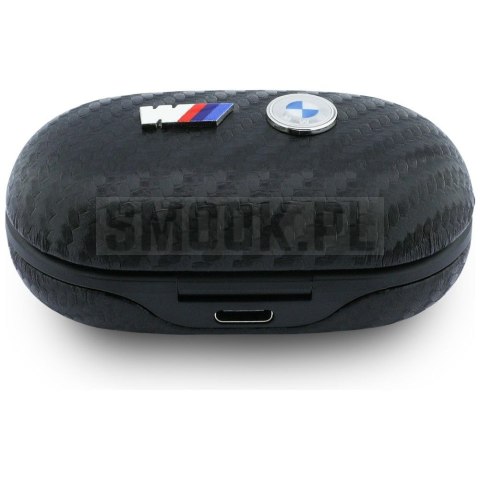 Słuchawki bezprzewodowe douszne ENC BMW TWS Carbon Metal Logo BMW001141 czarne