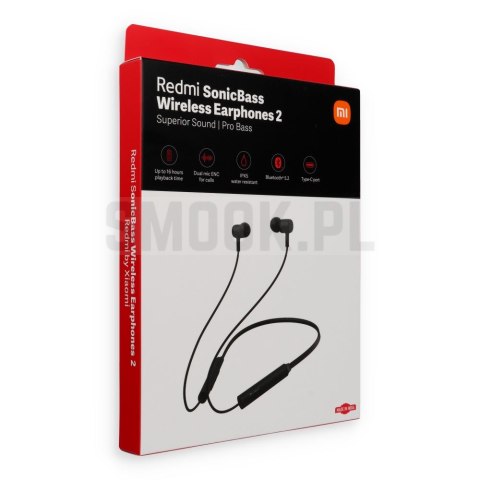 Słuchawki bezprzewodowe douszne Xiaomi SonicBass 2 czarne