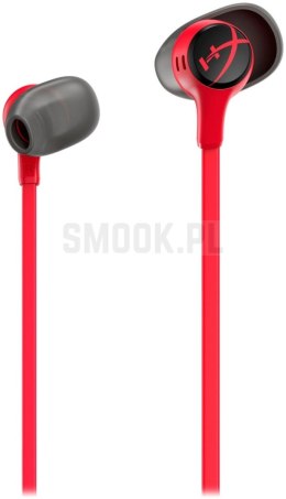 Słuchawki przewodowe douszne Jack 3,5 mm HyperX Cloud Earbuds 2 1,2 m czerwone