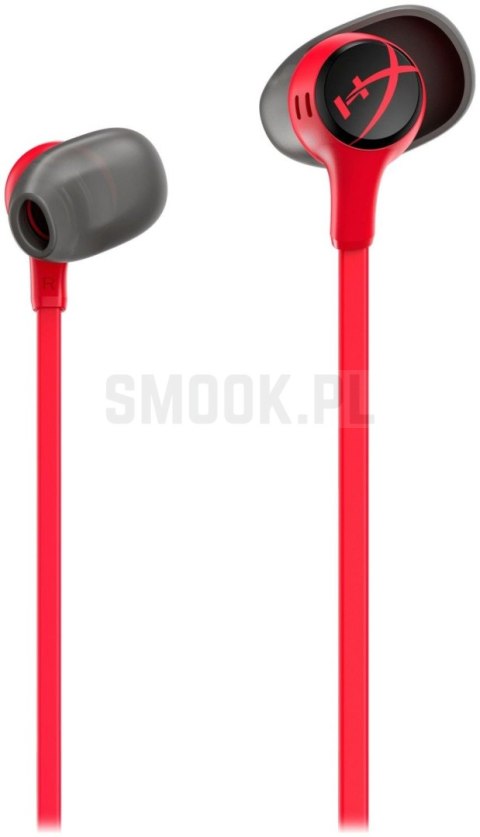 Słuchawki przewodowe douszne Jack 3,5 mm HyperX Cloud Earbuds 2 1,2 m czerwone