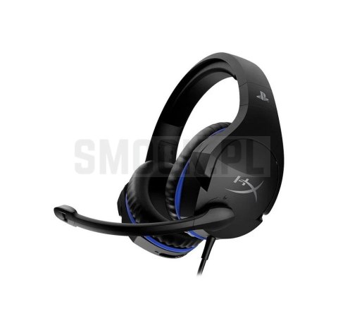 Słuchawki przewodowe nauszne Jack 3,5 mm HyperX Cloud Stinger PlayStation czarno niebieskie