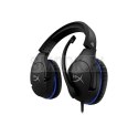 Słuchawki przewodowe nauszne Jack 3,5 mm HyperX Cloud Stinger PlayStation czarno niebieskie