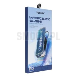 Szkło Hartowane 6D Pro Veason Easy-Install Glass + Aplikator - do Iphone 18 czarny