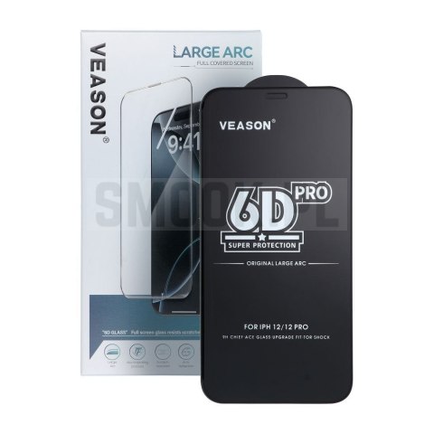 Szkło Hartowane 6D Pro Veason Glass (SET 10in1) - do Iphone 17 Pro / 18 Pro czarny
