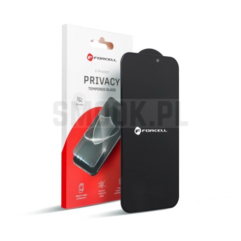 Szkło hartowane do iPhone 18 PRO MAX Forcell Privacy Glass czarne