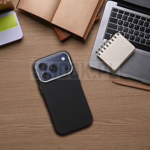 Etui na iPhone 15 PRO K-Look zgodne z MagSafe czarne