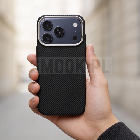 Etui na iPhone 15 PRO K-Look zgodne z MagSafe czarne