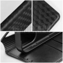 Etui z klapką na Motorola G17 Cubic Book czarne