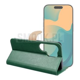 Etui z klapką na Motorola G17 POWER Split Book zielono-złote