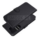 Etui z klapką na Motorola G37 4Card RFID antykradzieżowe tech fabric czarne