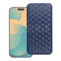 Etui z klapką na Motorola G37 Cubic Book niebieskie