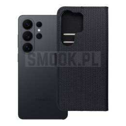 Etui z klapką na Motorola G67 / G77 4Card RFID antykradzieżowe tech fabric czarne