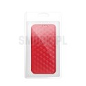 Etui z klapką na Motorola G67 / G77 Cubic Book czerwone
