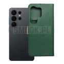 Etui z klapką na Motorola G67 / G77 Split Book zielono-złote