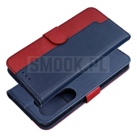 Etui z klapką na Samsung A27 Split Book granatowo-czerwone