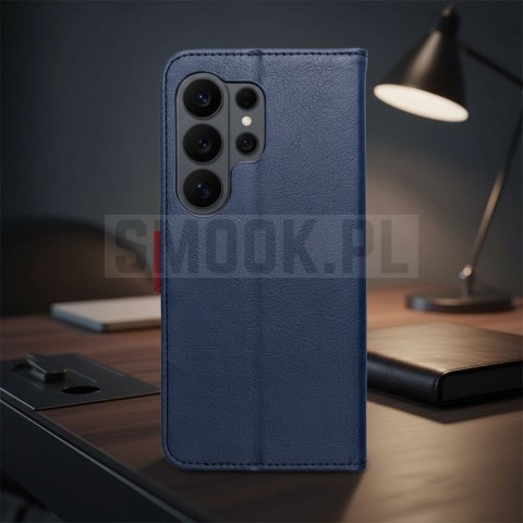 Etui z klapką na Samsung A27 Split Book granatowo-czerwone