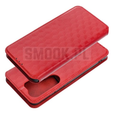 Etui z klapką na Xiaomi 17 PRO / 18 PRO Cubic Book czerwone