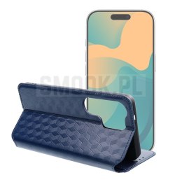 Etui z klapką na Xiaomi Redmi A7 PRO Cubic Book niebieskie
