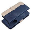 Etui z klapką na Xiaomi Redmi A7 PRO Split Book granatowo-kremowe