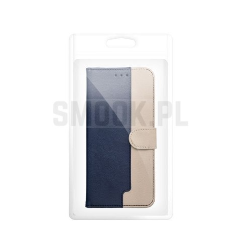 Etui z klapką na Xiaomi Redmi A7 PRO Split Book granatowo-kremowe
