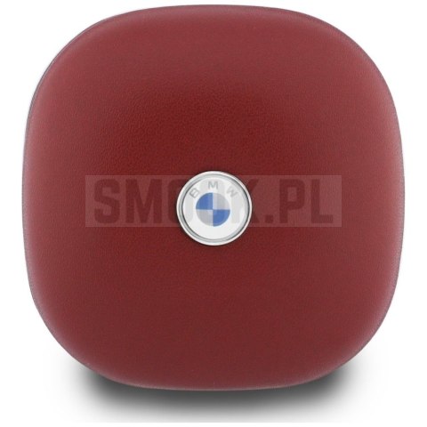 Słuchawki bezprzewodowe douszne ENC BMW TWS Leather Metal Logo BMW001139 czerwone