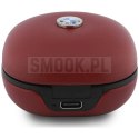 Słuchawki bezprzewodowe douszne ENC BMW TWS Leather Metal Logo BMW001139 czerwone