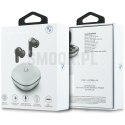Słuchawki bezprzewodowe douszne ENC BMW TWS Leather Metal Logo BMW001140 taupowe