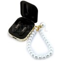 Słuchawki bezprzewodowe douszne GUESS TWS Pearl Strap GUE005292 czarne