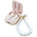 Słuchawki bezprzewodowe douszne GUESS TWS Pearl Strap GUE005293 różowe