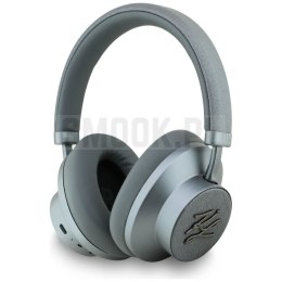 Słuchawki bezprzewodowe nauszne ANC KARL LAGERFELD Grained Initials KF003084 szare