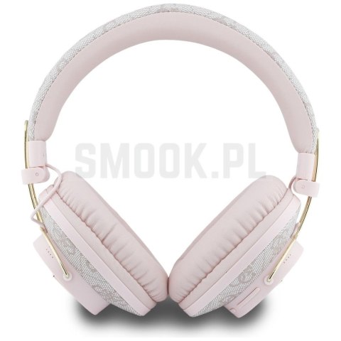 Słuchawki bezprzewodowe nauszne ENC GUESS Triangle Logo GUE005325 różowe