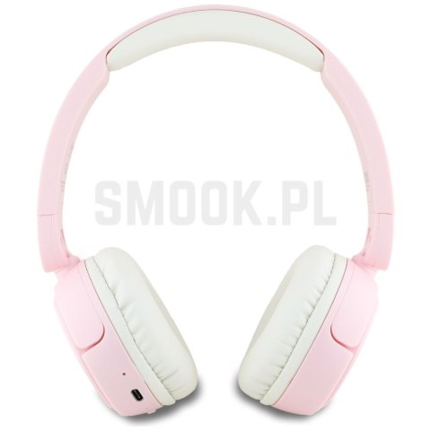 Słuchawki bezprzewodowe nauszne Hello Kitty Face Logo Hel000163 różowe
