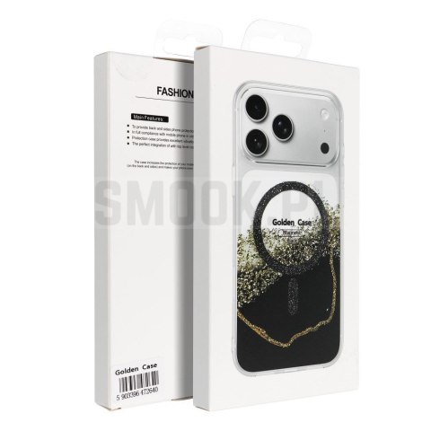Etui na Samsung S24 / S25 Golden zgodne z MagSafe czarne