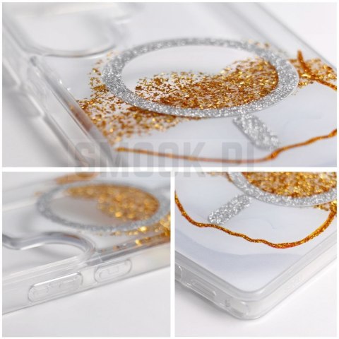 Etui na Samsung S26 Golden zgodne z MagSafe białe