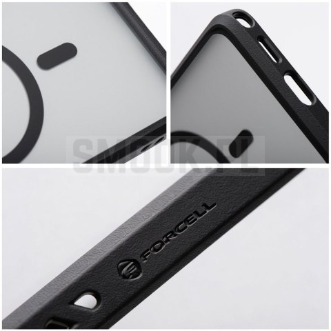 Etui na Samsung S26 ULTRA Forcell F-Protect Smoke Hybrid Premium zgodne z MagSafe czarne 0INT