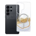 Etui na Samsung S26 ULTRA Golden zgodne z MagSafe białe