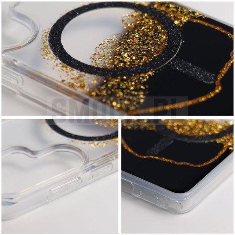 Etui na Samsung S26 ULTRA Golden zgodne z MagSafe czarne