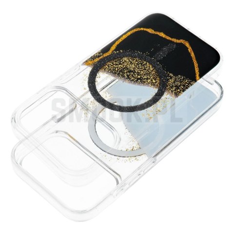 Etui na iPhone 13 / 14 Golden zgodne z MagSafe czarne