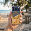 Etui na iPhone 13 / 14 Golden zgodne z MagSafe złote