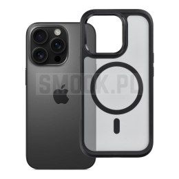Etui na iPhone 16 PRO Forcell F-Protect Smoke Hybrid Premium zgodne z MagSafe czarne 0INT