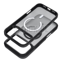 Etui na iPhone 17 Forcell F-Protect Smoke Hybrid Premium zgodne z MagSafe czarne 0INT