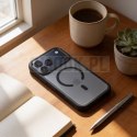 Etui na iPhone 17 Forcell F-Protect Smoke Hybrid Premium zgodne z MagSafe czarne 0INT