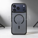 Etui na iPhone 17 Pro Max / 18 Pro Max (low camera edge) Forcell F-Protect Smoke Hybrid Premium zgodne z MagSafe czarne 0INT