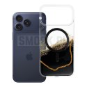 Etui na iPhone 17 Pro Max / 18 Pro Max (low camera edge) Golden zgodne z MagSafe czarne