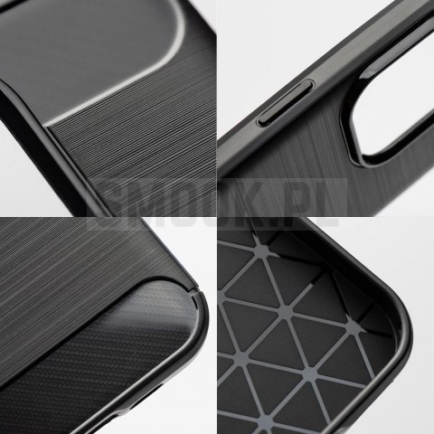 Etui na iPhone SE 2022 Carbon 2.0 czarny