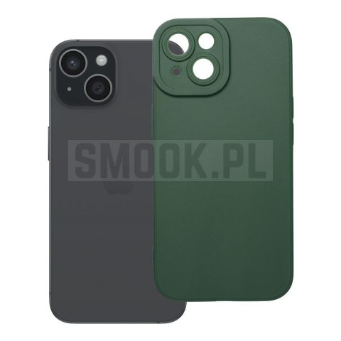 Etui na iPhone 15 Matt 2.0 ciemnozielone