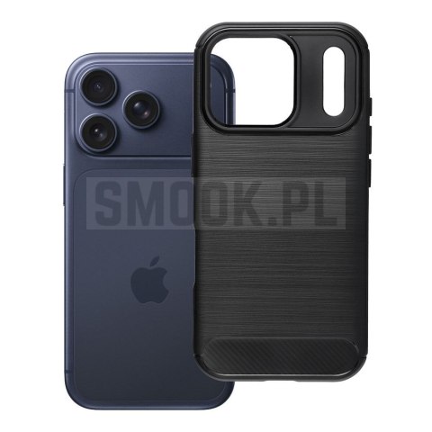 Etui na iPhone 17 Pro / 18 Pro (low camera edge) Carbon 2.0 czarny