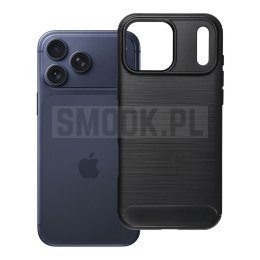 Etui na iPhone 17 Pro Max / 18 Pro Max (low camera edge) Carbon 2.0 czarny