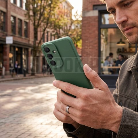 Etui na Samsung S26 PLUS Matt 2.0 ciemnozielone